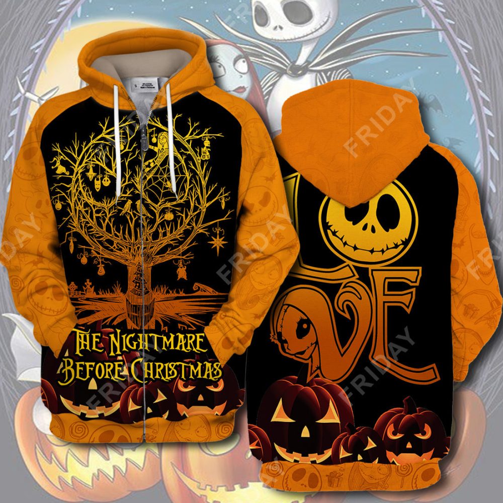 Tnbc T-Shirt Nightmare Halloween Tree Love T-Shirt Cool Amazing Dn Tnbc Hoodie - Image 3