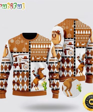 Horse Cowboy Merry Christmas Ugly Christmas Sweater Christmas Gift For That Everyone Will Love