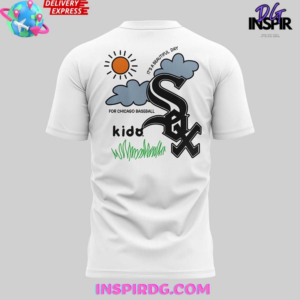 Kido X Chicago White Sox 2024 White T-Shirt - Image 3