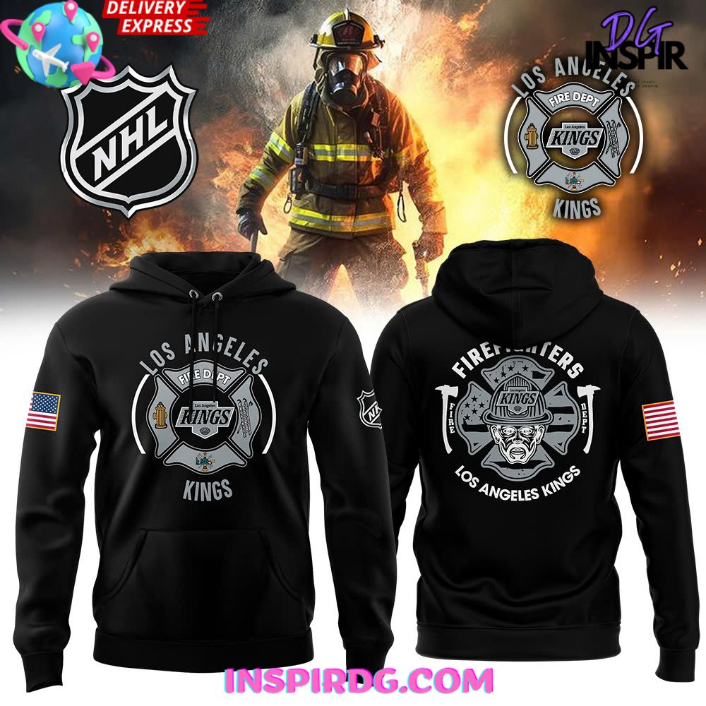 Los Angeles Kings Firefighter Appreciation Night Special Hoodie