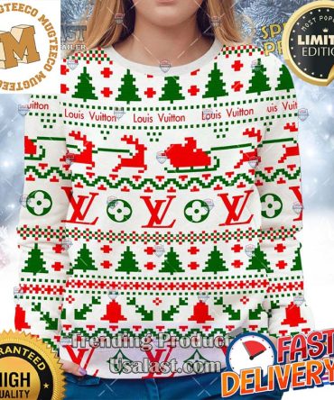 Louis Vuitton Premium Christmas Ugly Christmas Sweater  For Holiday  Xmas Gifts