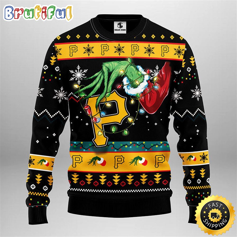 Mlb Pittsburgh Pirates Christmas Ugly Christmas Sweater Grinch Gift For Baseball Fans