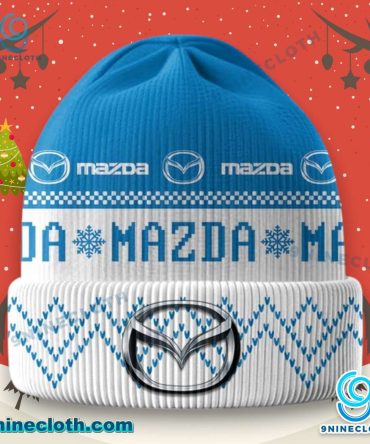 Mazda Logo Ugly Christmas Beanie Hat