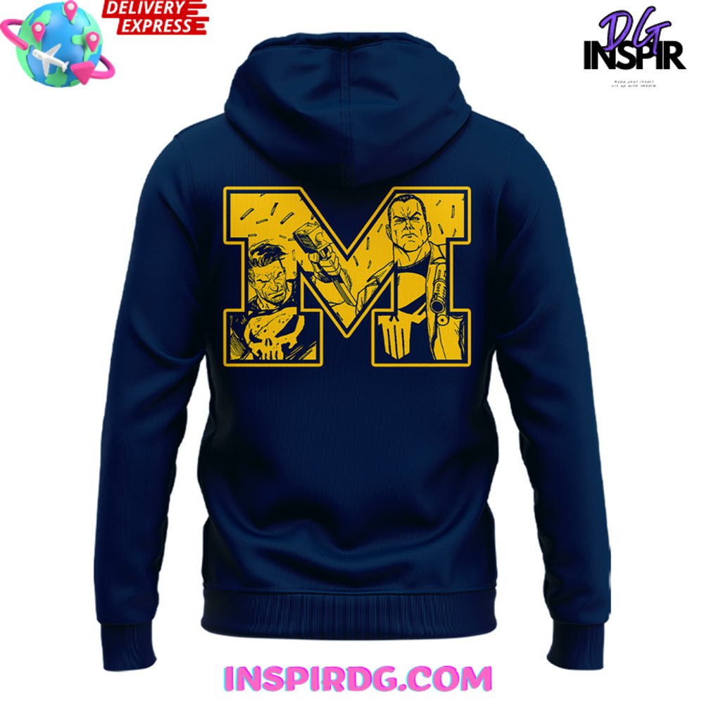 Michigan Wolverines X-Men Wolverine Hoodie - Image 3
