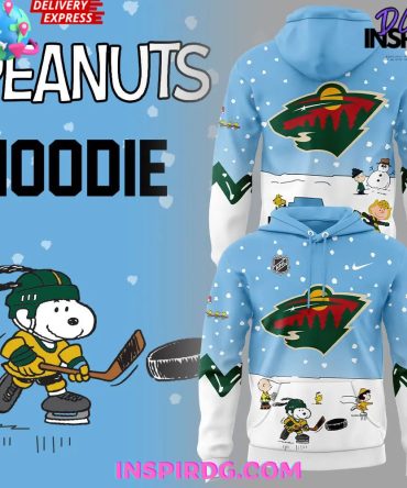 Minnesota Wild Peanuts & Snoopy Night Hoodie