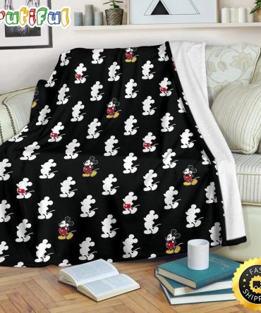 Mickey Mouse Blanket Funny Mickey Mouse Fleece Blanket For Fans