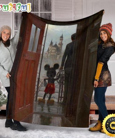 Mickey Mouse Blanket Mickey And Dn Land Fleece Blanket Funny For Fan