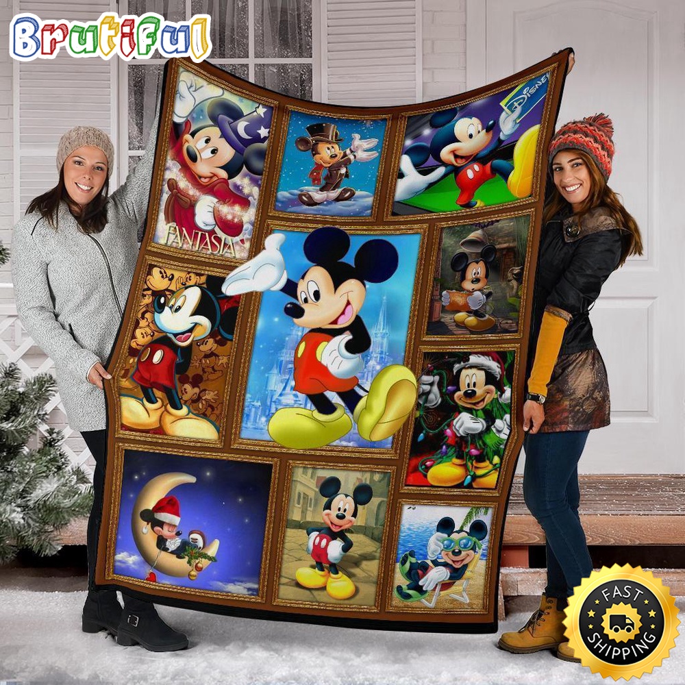 Mickey Mouse Blanket Mickey Plush Blanket Carton Blanket Bedding Decor Idea