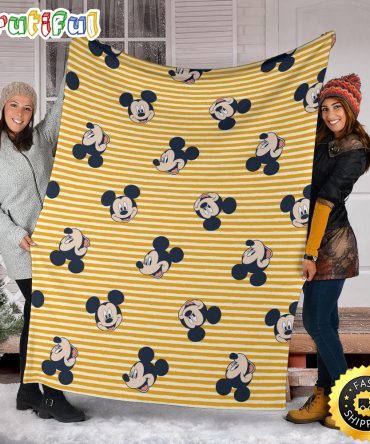 Mickey Mouse Blanket Pattern Mickey Mouse Fleece Blanket Fan Gift