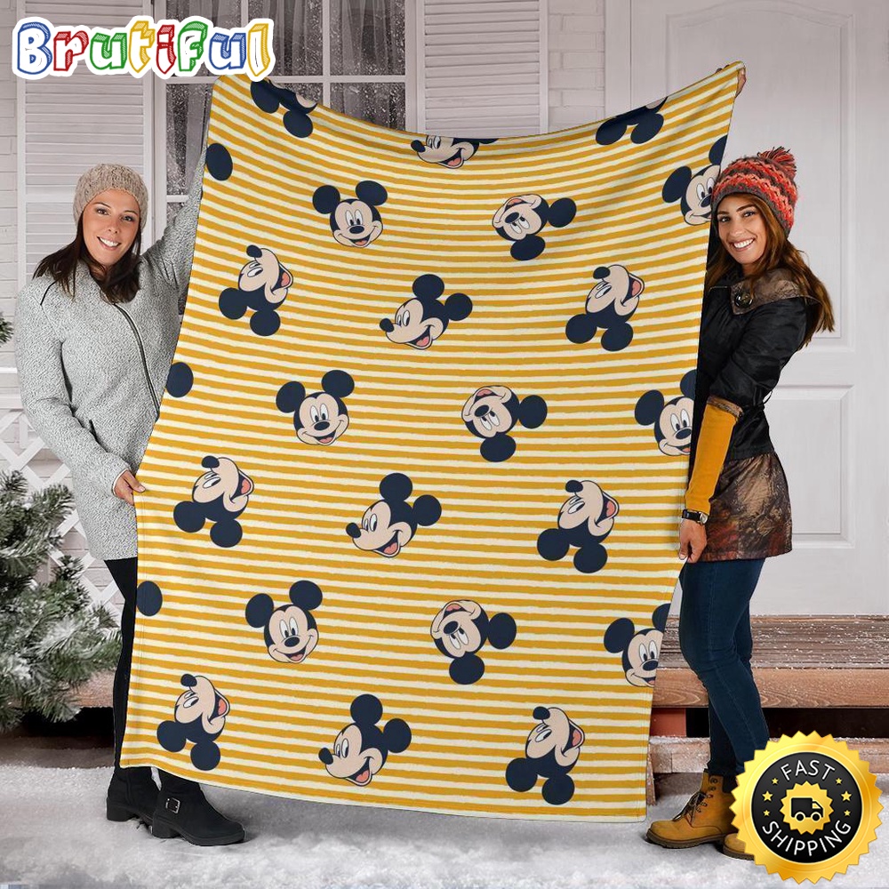 Mickey Mouse Blanket Pattern Mickey Mouse Fleece Blanket Fan Gift