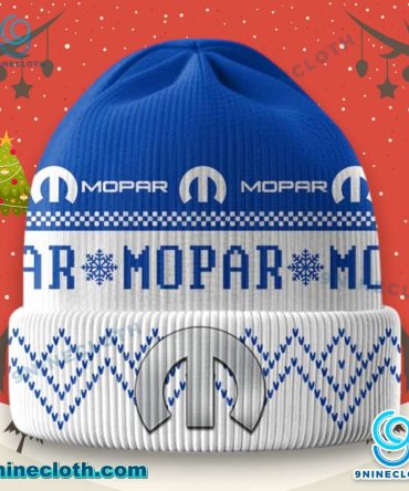 Mopar Logo Ugly Christmas Beanie Hat