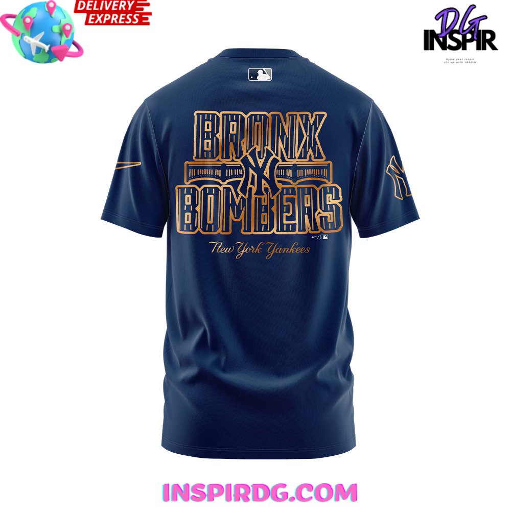 New York Yankees Nlcs Pound Bronx Bomber 2024 T-Shirt - Image 3