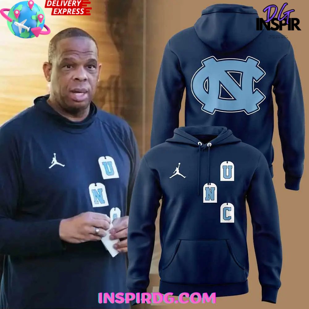 North Carolina Tar Heels Coach Hubert Davis Special Hoodie
