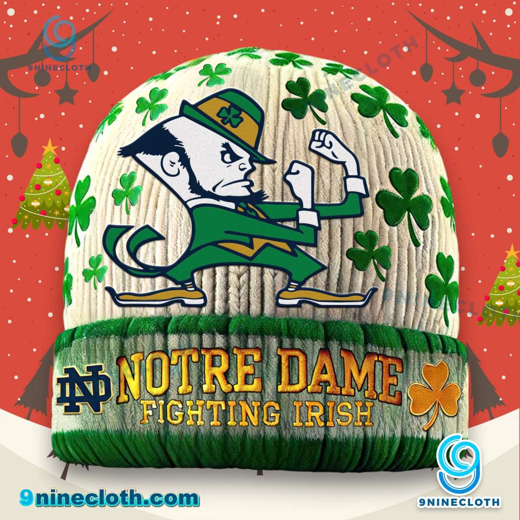 Notre Dame Fighting Irish Football Beanie Hat