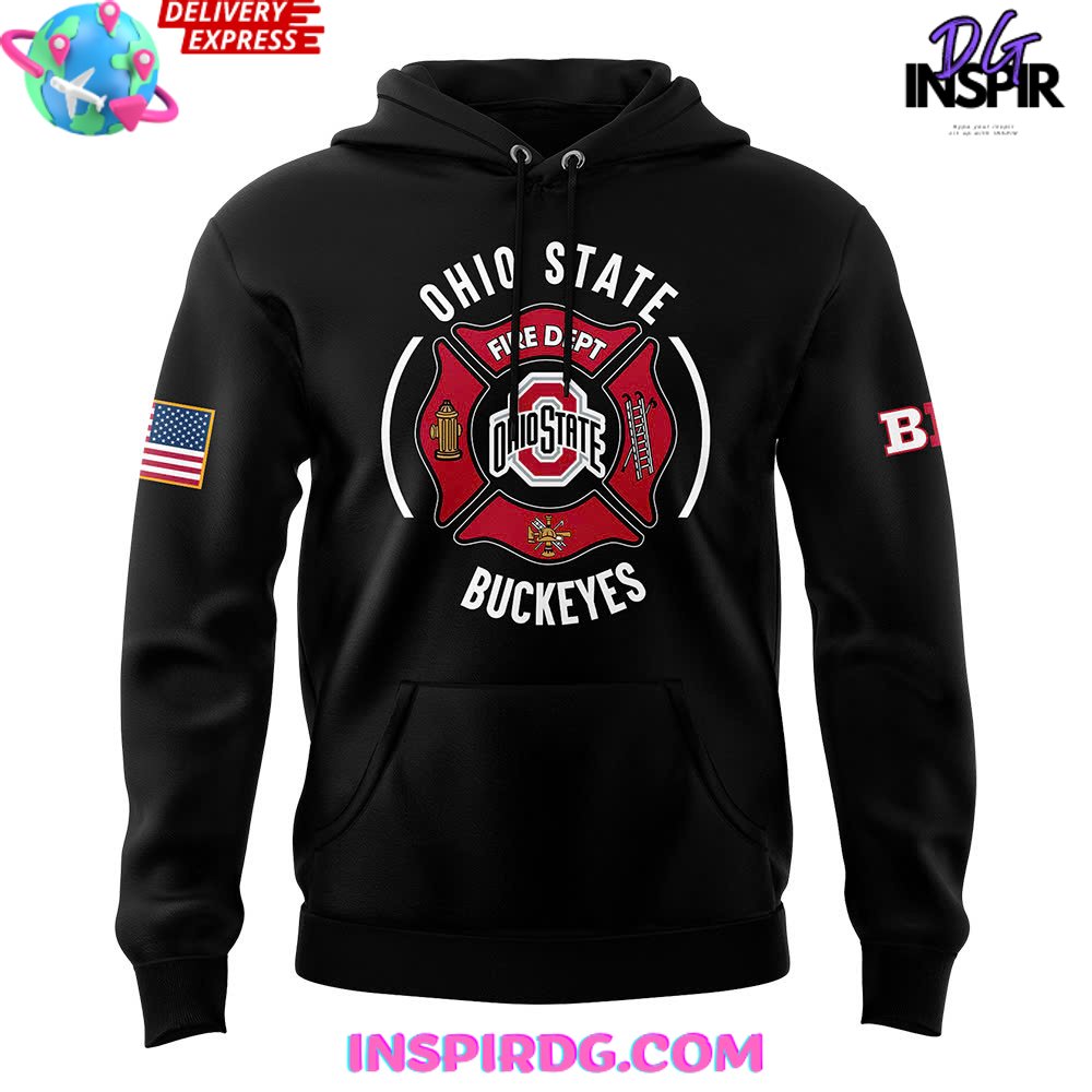 Ohio State Buckeyes Firefighter Appreciation Night Special Hoodie - Image 2