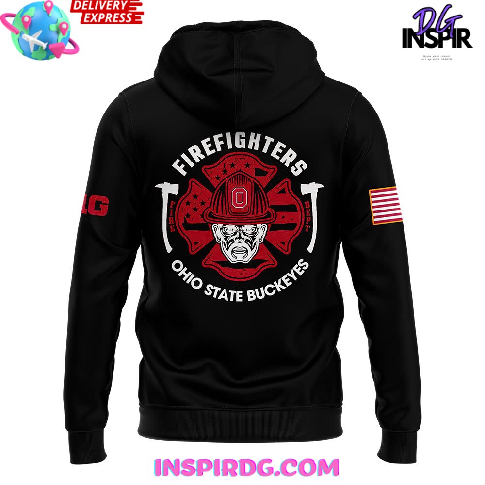 Ohio State Buckeyes Firefighter Appreciation Night Special Hoodie - Image 3