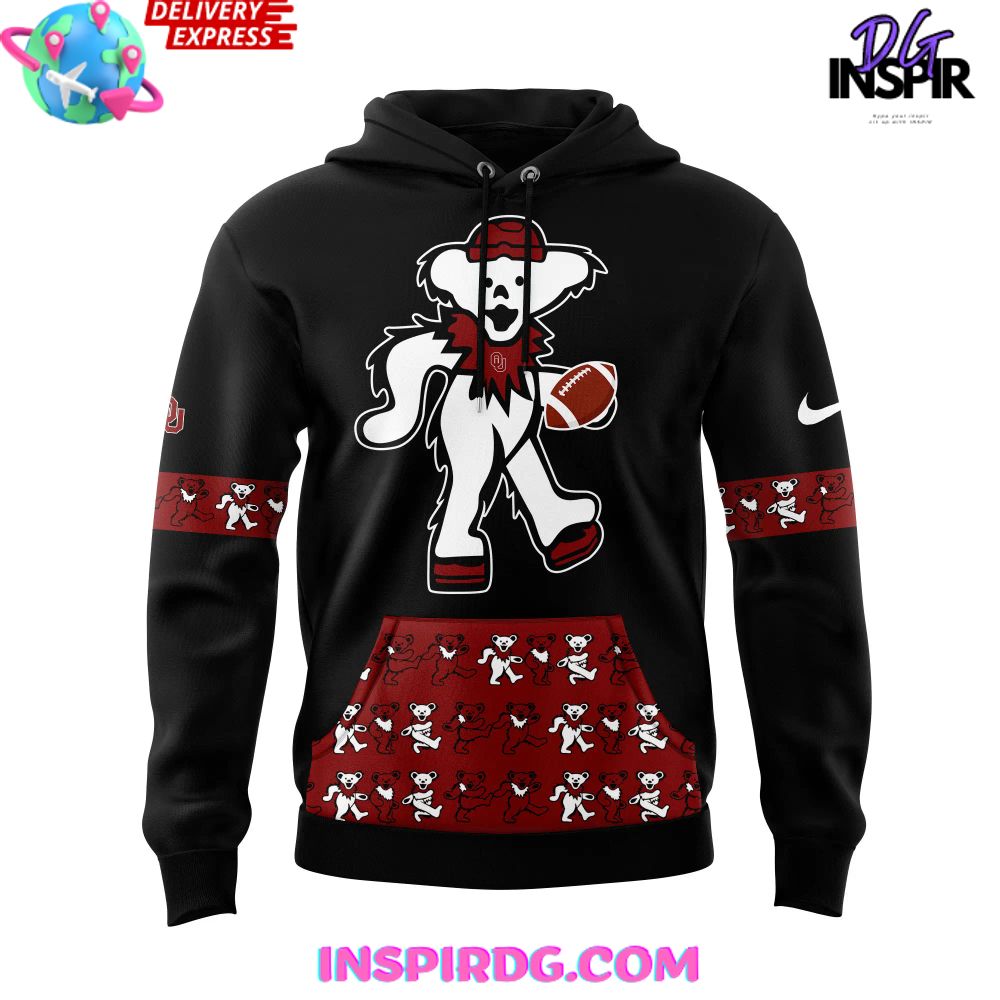 Oklahoma Sooners X Grateful Dead Night Limited Hoodie - Image 2