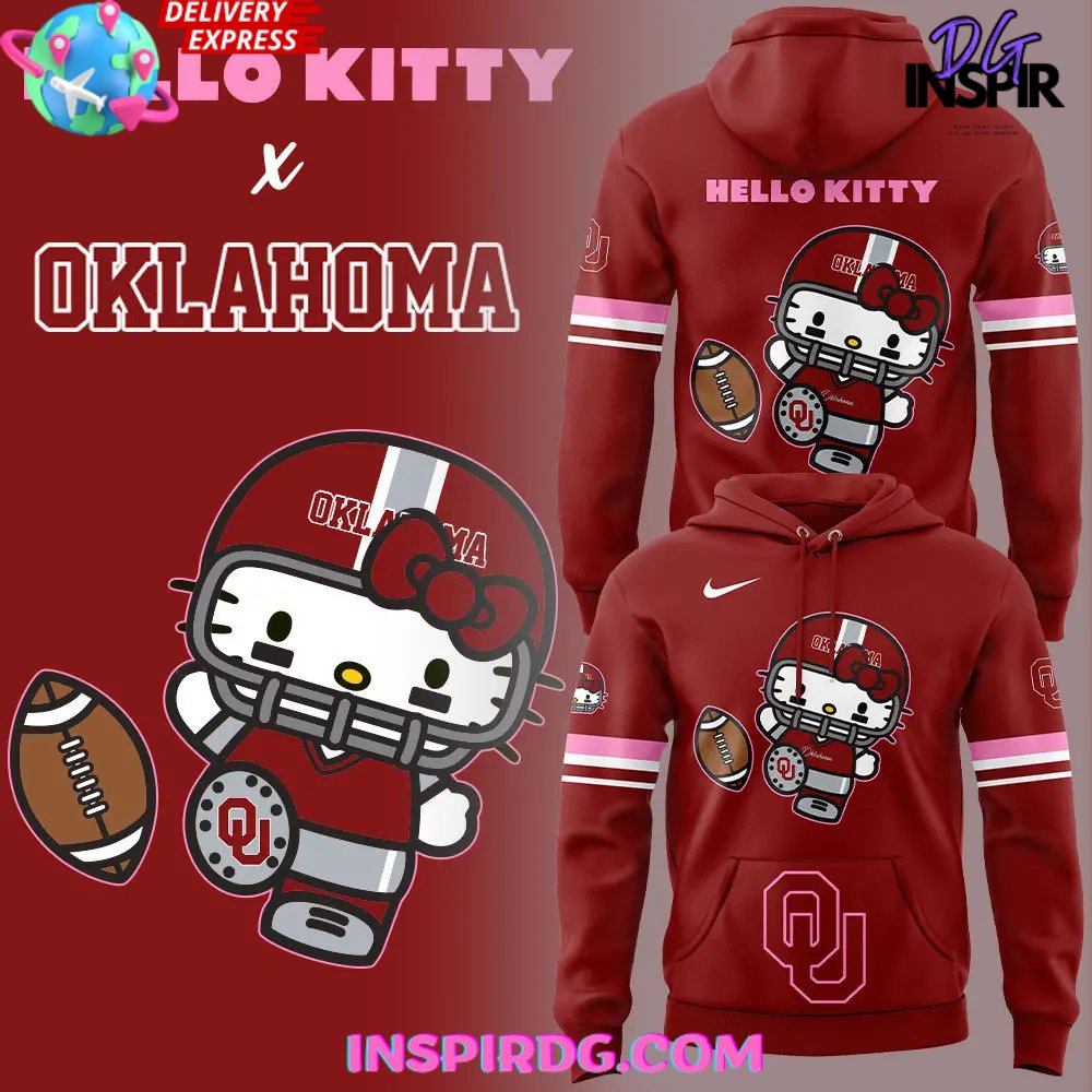 Oklahoma Sooners X Hello Kitty Special Hoodie