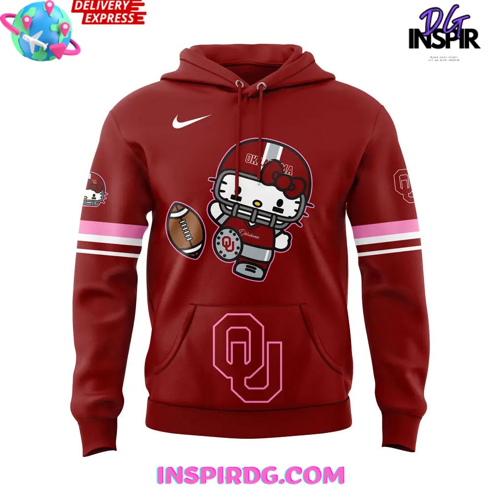 Oklahoma Sooners X Hello Kitty Special Hoodie - Image 2