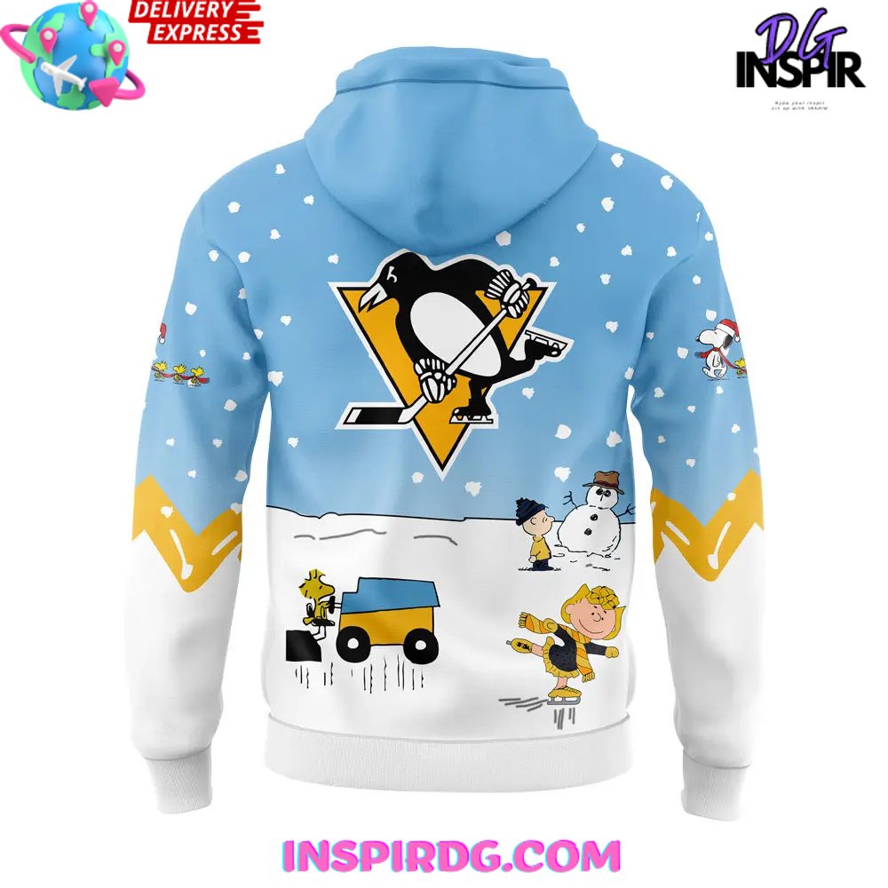 Pittsburgh Penguins Peanuts & Snoopy Night Hoodie - Image 3