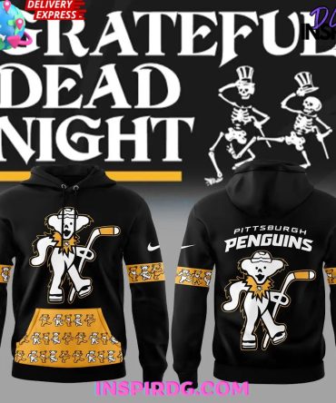 Pittsburgh Penguins X Grateful Dead Night Nike Hoodie
