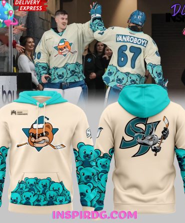 San Jose Barracuda Teddy Bear Special Hoodie