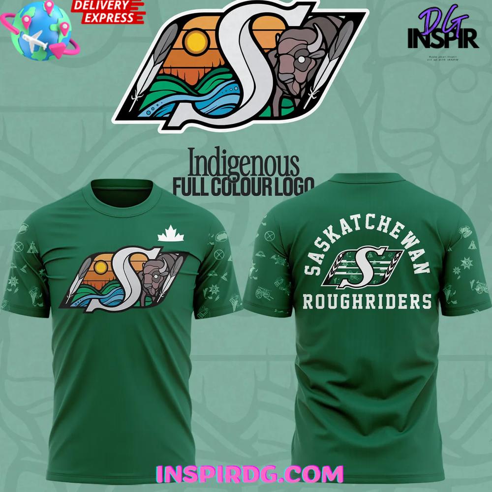Saskatchewan Roughriders 2025 Indigenous Heritage T-Shirt