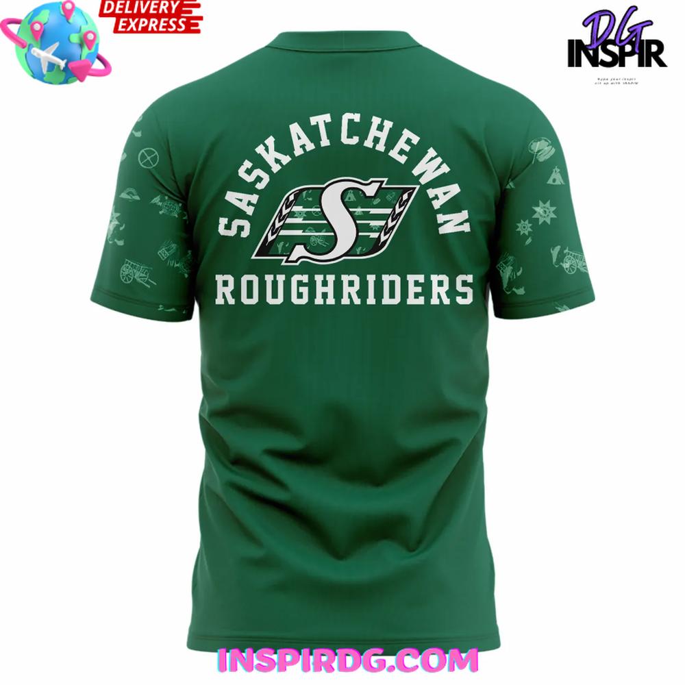 Saskatchewan Roughriders 2025 Indigenous Heritage T-Shirt - Image 3