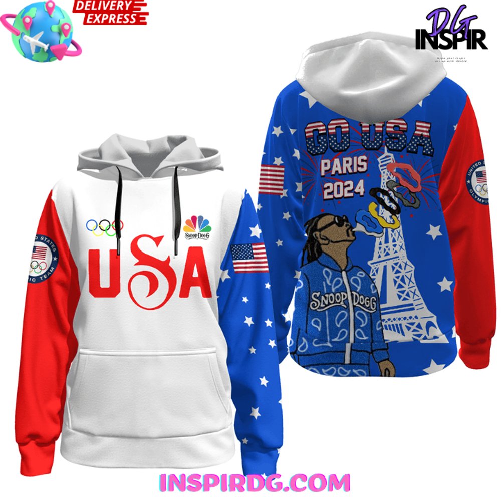 Snoop Dogg Usa Olympic Paris 2024 T-Shirt - Image 6