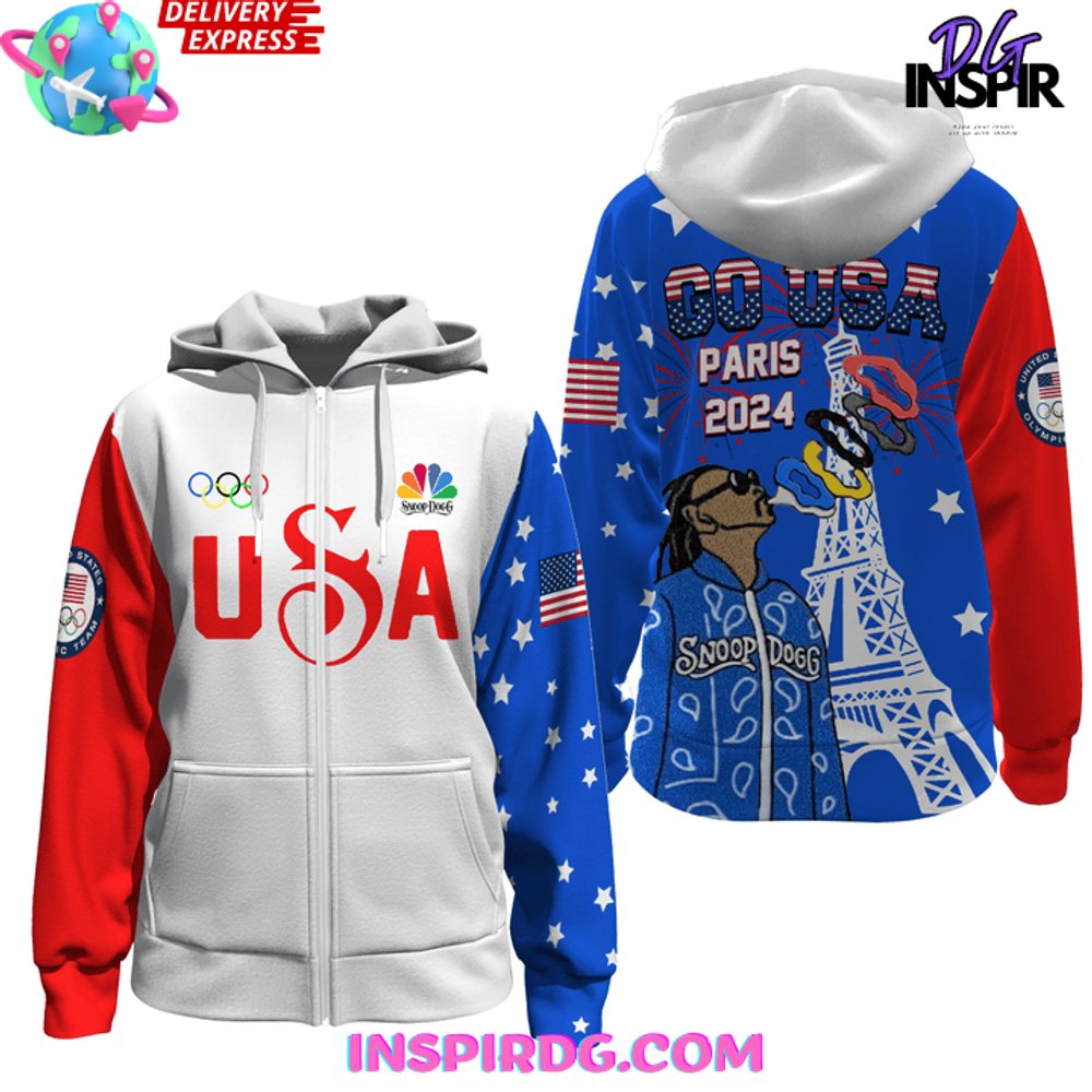 Snoop Dogg Usa Olympic Paris 2024 T-Shirt - Image 5