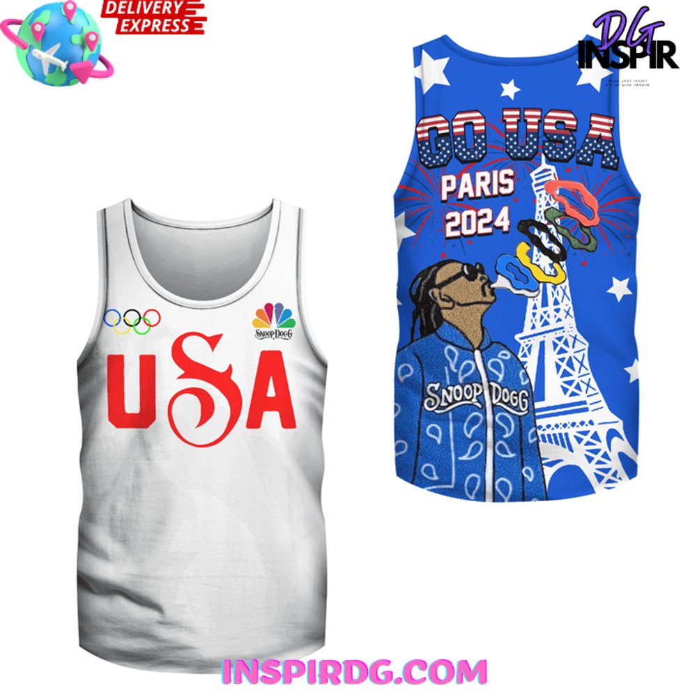 Snoop Dogg Usa Olympic Paris 2024 T-Shirt - Image 4
