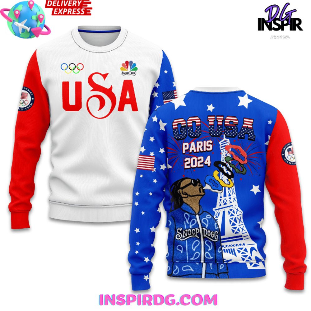 Snoop Dogg Usa Olympic Paris 2024 T-Shirt - Image 3