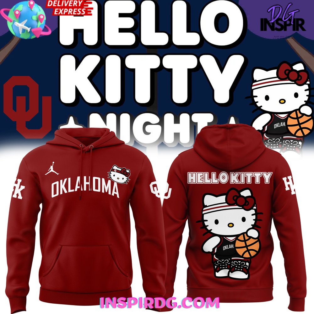 Oklahoma Sooners X Hello Kitty Special Hoodie