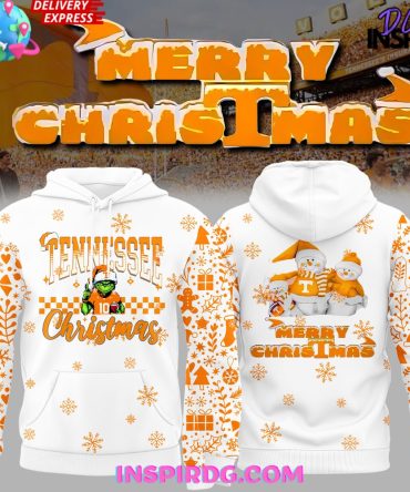 Tennessee Vols Merry Christmas 2024 Special White Hoodie