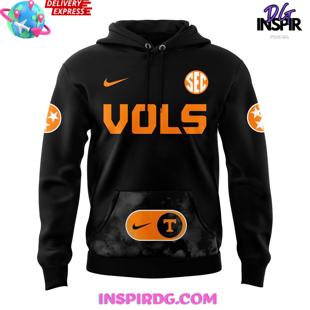 Tennessee Volunteers Basketball Dark Mode Special Hoodie - Image 2