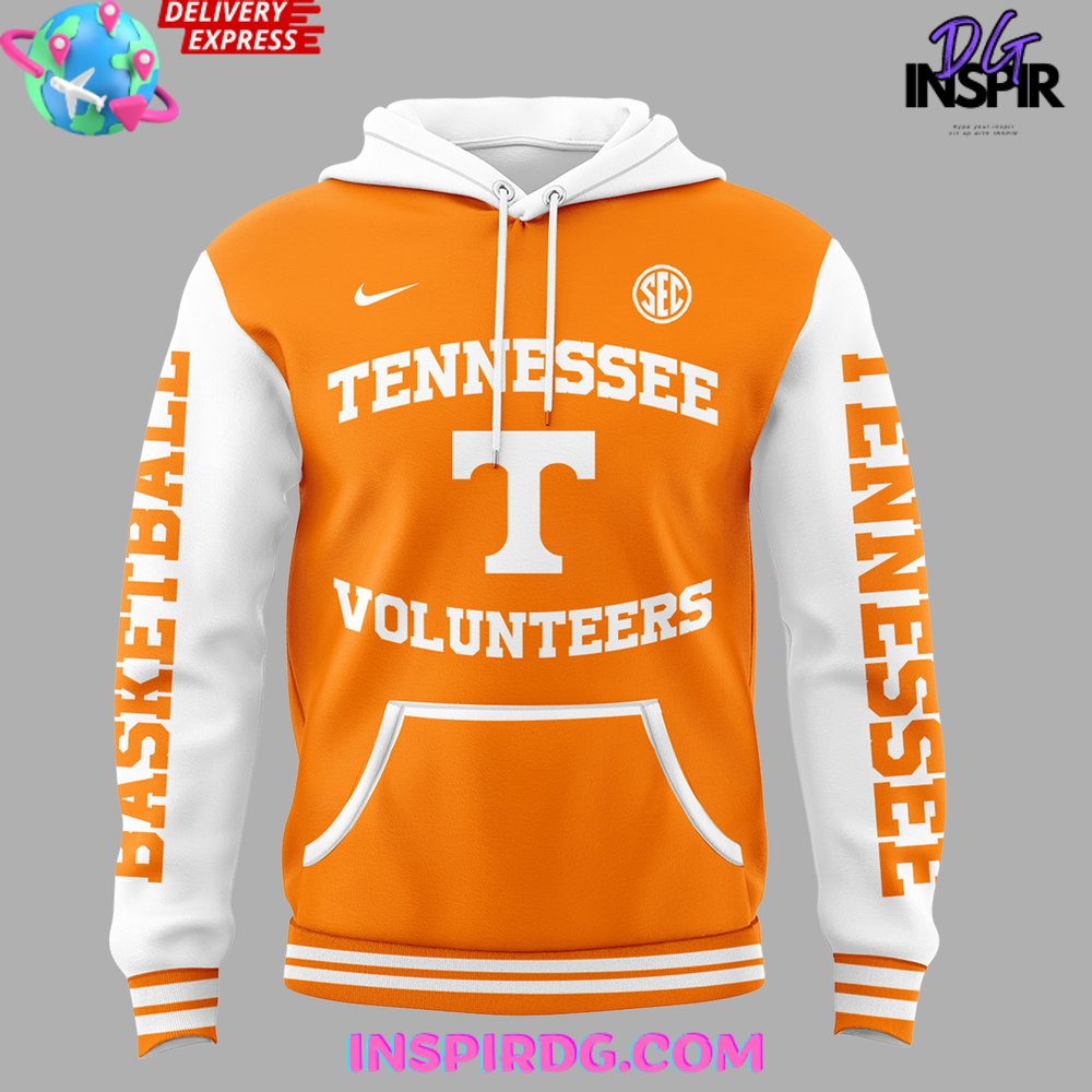 Tennessee Volunteers Basketball New Version 2025 Stripe Hoodie - Image 2