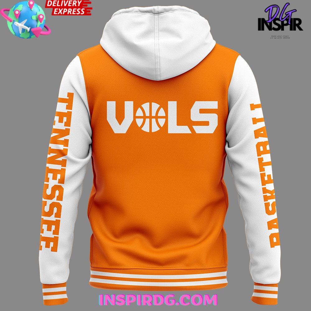 Tennessee Volunteers Basketball New Version 2025 Stripe Hoodie - Image 3