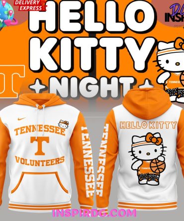 Tennessee Volunteers Basketball X Hello Kitty Night Hoodie