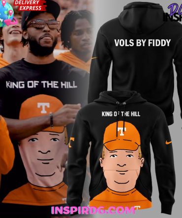Tennessee Volunteers King Of The Hill 2024 Black Hoodie