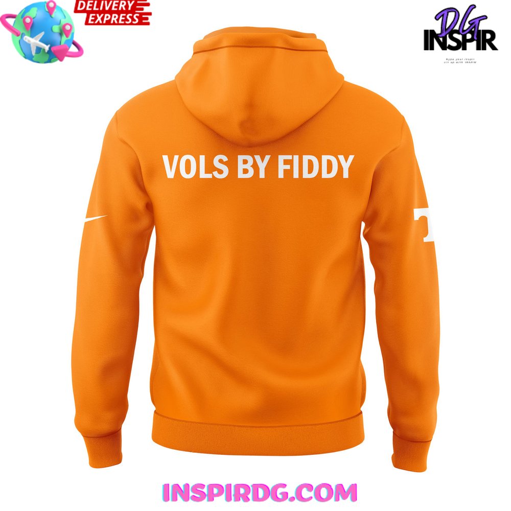 Tennessee Volunteers King Of The Hill 2024 Orange Hoodie - Image 3