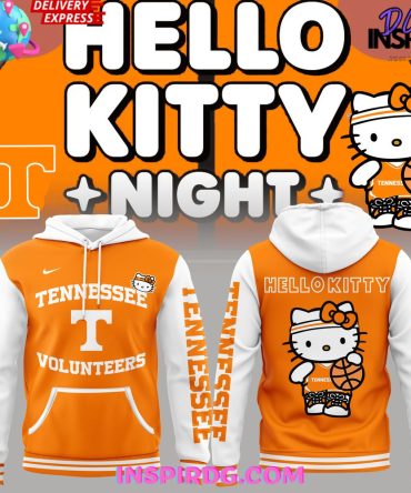 Tennessee Volunteers Men’S Basketball X Hello Kitty Night Hoodie