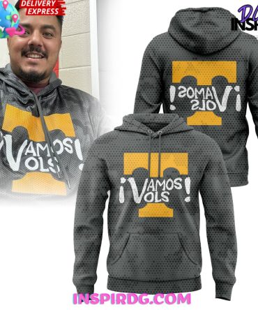 Tennessee Volunteers Vamos Vols 2024 Grey Hoodie