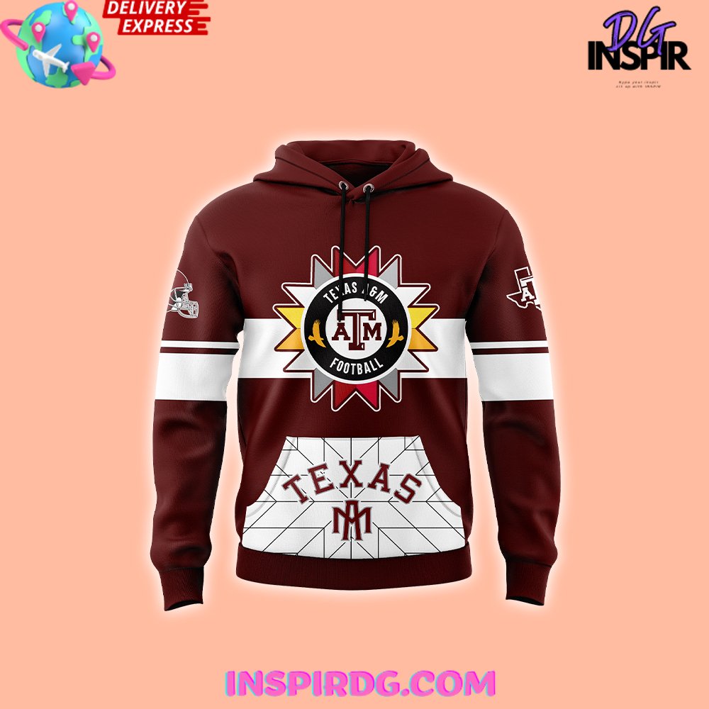 Texas A&M Aggies Native American Heritage Month Special Hoodie - Image 2