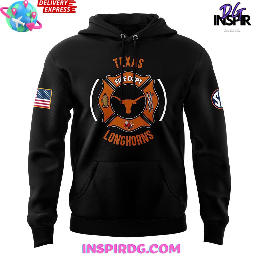 Texas Longhorns Firefighter Appreciation Night Edition Hoodie - Image 2