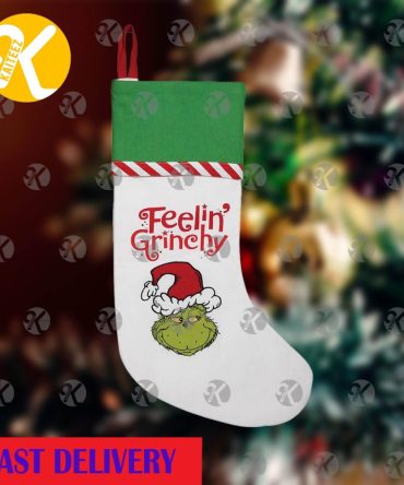 The Grinch Feelin' Grinchy Signature Christmas Stocking