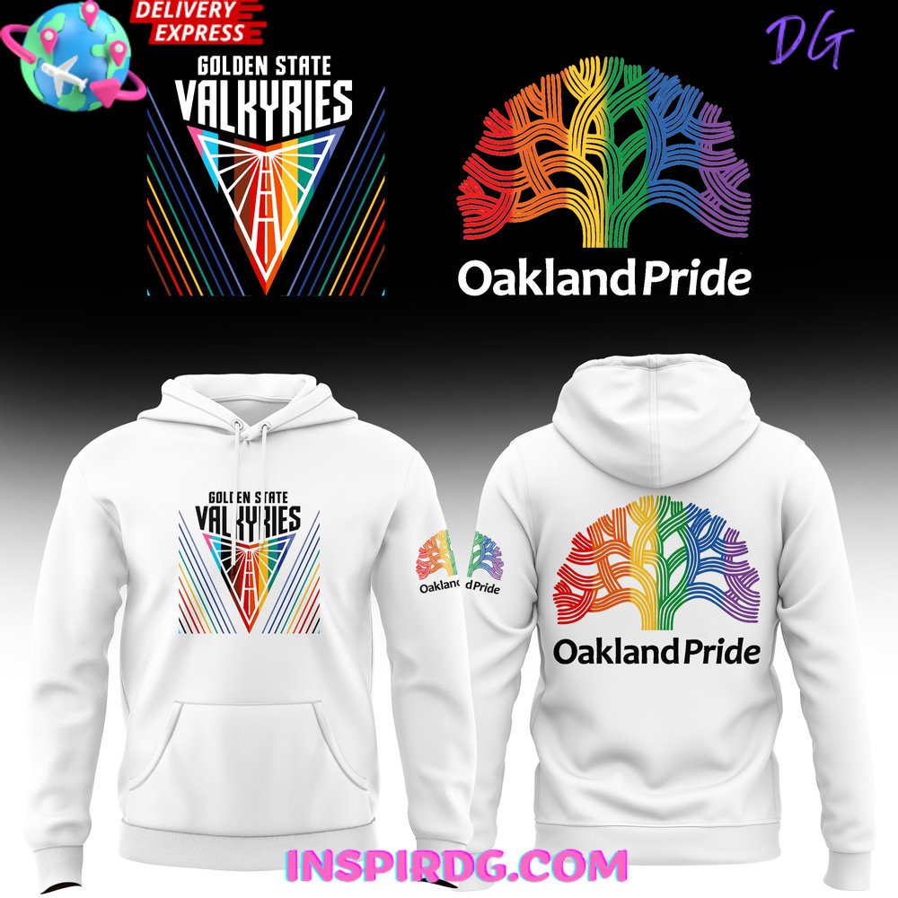Wnba Golden State Valkyries Oakland Pride White Hoodie