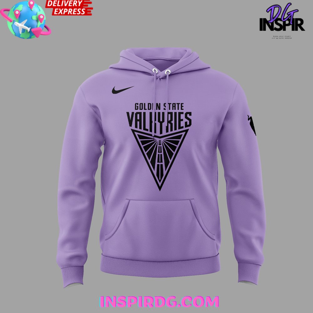 Wnba Golden State Valkyries Purple Hoodie - Image 2