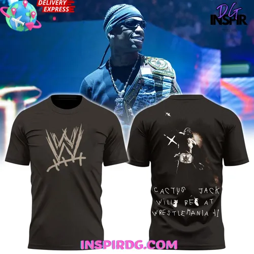 Wrestlemania Xli Travis Scott 2025 T-Shirt