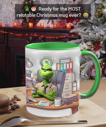 Grinch Cluster F*** Fixer - Personalized Stole Christmas Accent Mug