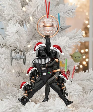 “Celebrate Your Family’S Cosmic Connection” - Personalized Cosmic Family Tree Ornament - Custom Gift For Family Members